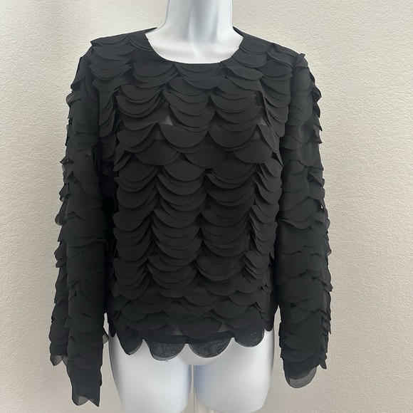 Endless Rose Black  Blouse, Sz: M  (ba6) - Picture 1 of 4